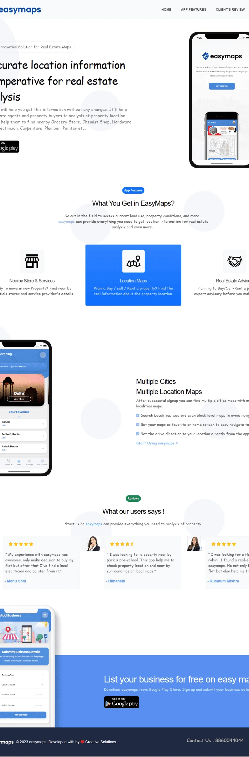 Easy maps